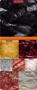 Realistic textures vector backgrounds
