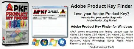 APKF Adobe Product Key Finder 2.4.3.0 Portable
