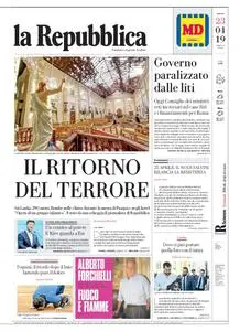 la Repubblica – 23 aprile 2019