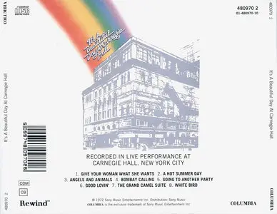 It's A Beautiful Day - Live At Carnegie Hall (1972)