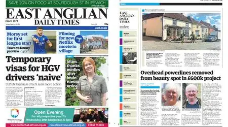 East Anglian Daily Times – September 28, 2021