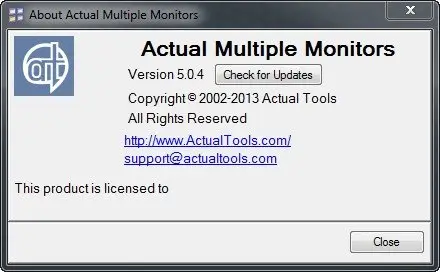 Actual Multiple Monitors 5.0.4