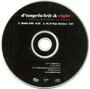 D'Angelo - Left & Right (US CD single) (1999) {Virgin}