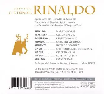 John Fisher, Orchestra del Teatro La Fenice di Venezia,  Marilyn Horne, Cecilia Gasdia - Handel: Rinaldo [2008]