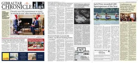 Gibraltar Chronicle – 22 March 2023