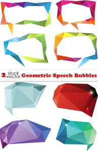 Vectors - Geometric Speech Bubbles