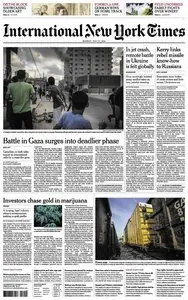 International New York Times - Monday 21 July 2014