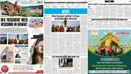 Philippine Daily Inquirer – May 06, 2018