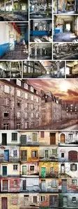 Stock Photo - Grunge Buildings