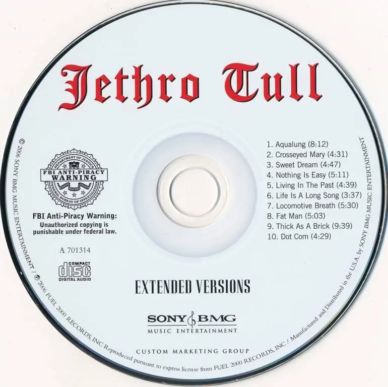 Jethro Tull - Extended Versions (2006) / AvaxHome