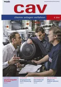 CAV Chemie Anlagen Verfahren - Nr.8 2016