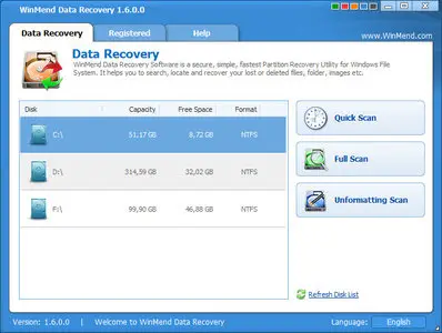 WinMend Data Recovery 1.6.0 Multilingual