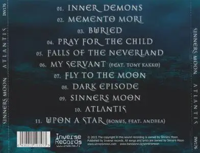 Sinners Moon - Atlantis (2015)