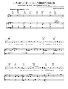 Hans Of The Southern Isles - Kristen Anderson-Lopez & Robert Lopez (Piano-Vocal-Guitar)