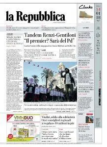 la Repubblica - 14 Gennaio 2018