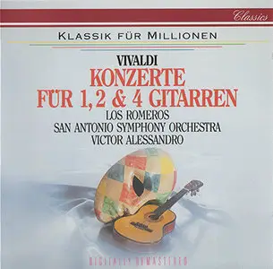 Antonio Vivaldi - Los Romeros - Konzerte für 1, 2 & 4 Gitarren (1960's, 90's, Philips # 432 545-2) [RE-UP]