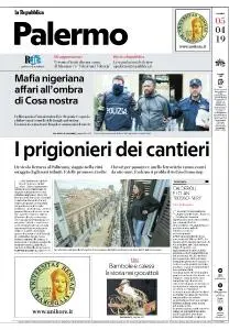 la Repubblica Palermo - 5 Aprile 2019