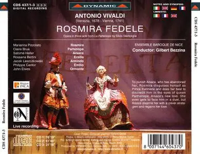 Gilbert Bezzina, Ensemble Baroque de Nice - Antonio Vivaldi: Rosmira Fedele (2003)