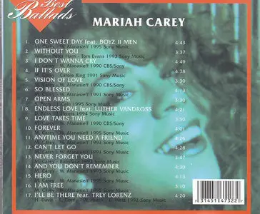 Mariah Carey - Best Ballads (1995)