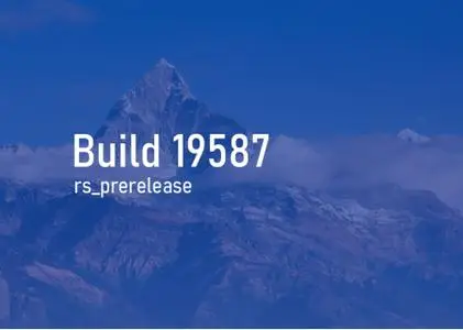 Windows 10 Insider Preview (20H2) Build 19587.1