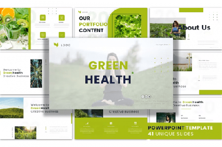 Green Health - PowerPoint Presentation Template