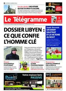 Le Télégramme Concarneau – 21 septembre 2020