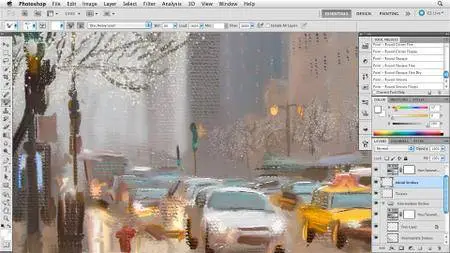 Digital Painting in Photoshop: Street Scene