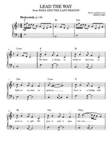 Lead The Way (from Disney's Raya And The Last Dragon) - Jhené Aiko (Easy Piano)