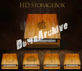 HD Storage Box Icon Pack