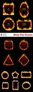 Vectors - Shiny Fire Frames