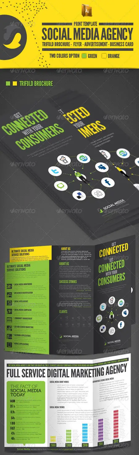 GraphicRiver Social Media Print Template Packages