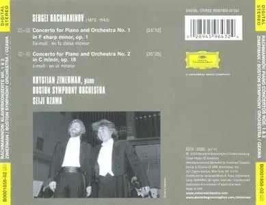 Krystian Zimerman, Seiji Ozawa, Boston Symphony Orchestra - Rachmaninov: Piano Concertos 1 & 2 (2003) (Repost)