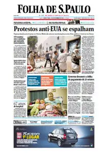 Jornal Folha de São Paulo - 14 de setembro de 2012 - Sexta