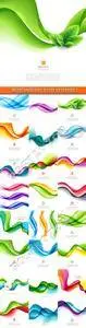 Multicolored wave vector background 3
