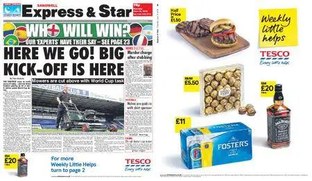 Express and Star Sandwell Edition – June 14, 2018