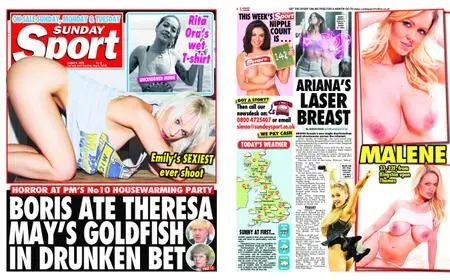 The Sunday Sport – August 04, 2019