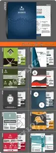 Brochure or flyer layout vector 23