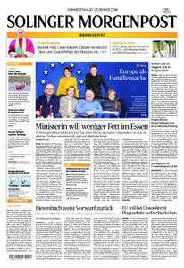 Solinger Morgenpost – 20. Dezember 2018