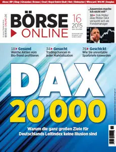 Boerse Online Finanzmagazin No 16 vom 16. April 2015