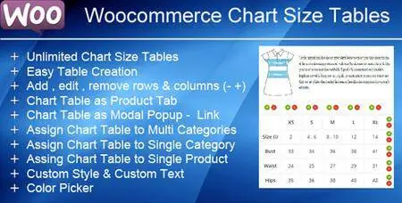 CodeCanyon - Woocommerce Product Chart Sizes Table v2.0 - 7248628