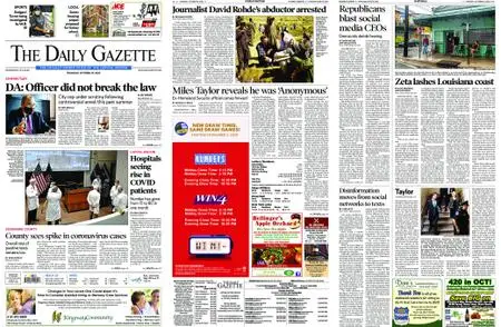 The Daily Gazette – October 29, 2020