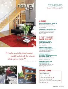 Natural Home - January/February 2010