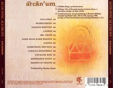 Acoustic Alchemy - Arcanum (1996) [Repost]