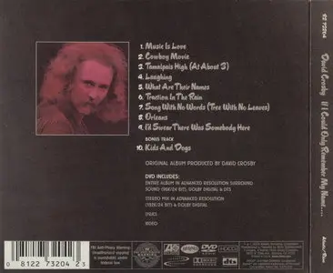 David Crosby - If I Could Only Remember My Name.... (1971) {2006 Atlantic Remaster}