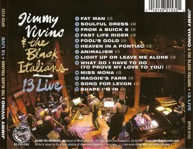 Jimmy Vivino And The Black Italians - 13 Live (2013) Re-Up