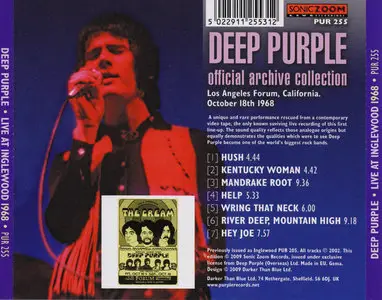 Deep Purple - Live At Inglewood 1968 (2009)