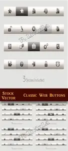Stock Vector - Classic Web Buttons