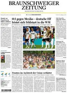Braunschweiger Zeitung - Helmstedter Nachrichten - 18. Juni 2018