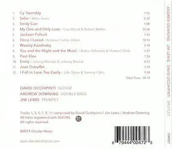 Andrew Downing, Jim Lewis, David Occhipinti - Bristles (2014) {Occdav Music OM007}