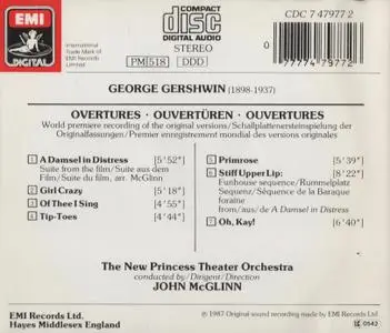 The New Princess Theater Orchestra, John McGlinn - Gershwin: Overtures (1987)